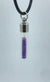 Purple Mustard Seed Necklace "A Little Faith Goes a Long Way" - Purple Sand - Necklace