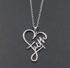 Gold or Silver Faith & Love Necklace